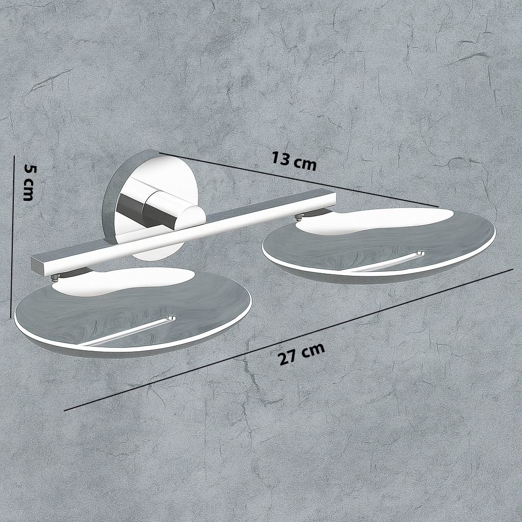 G-1407 DOUBLE SOAP DISH,(BRASS) - Image 6