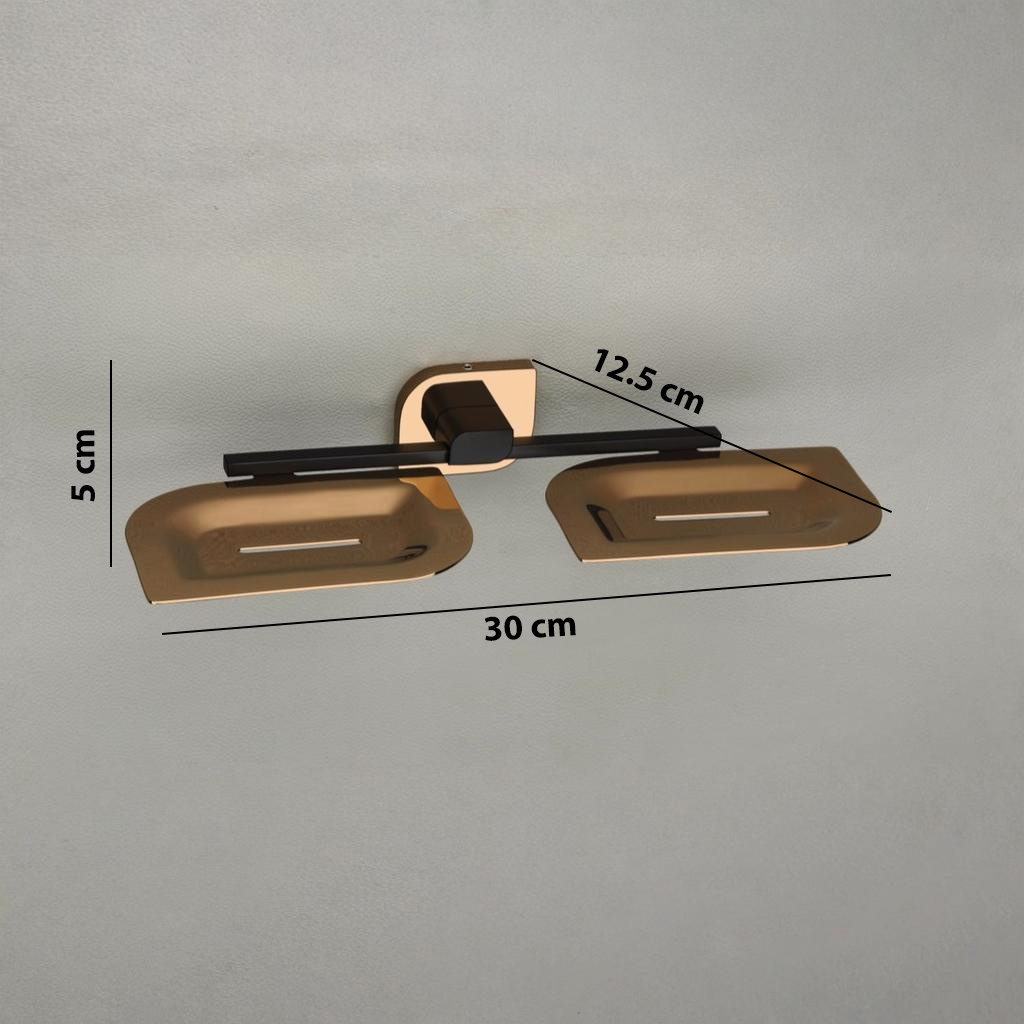F-1108 DOUBLE SOAP DISH,(DUAL),(BRASS) - Image 6