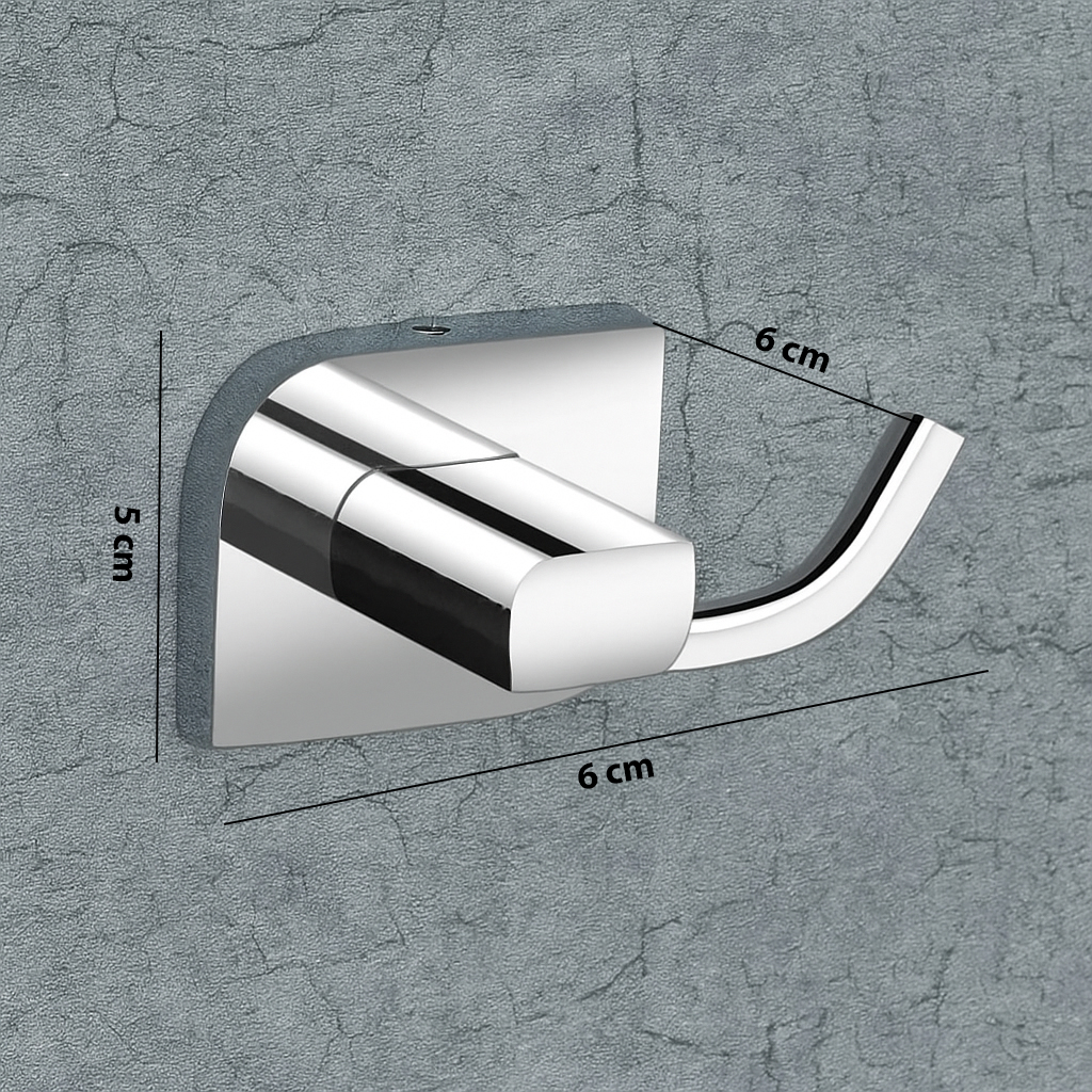 F-1104 ROBE HOOK,chrome,(BRASS) - Image 5