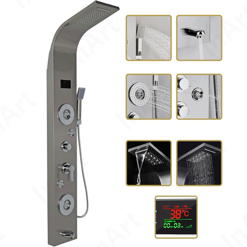 XY-006 XYLOAN 6 in One Tower System Shower Panel - Image 2