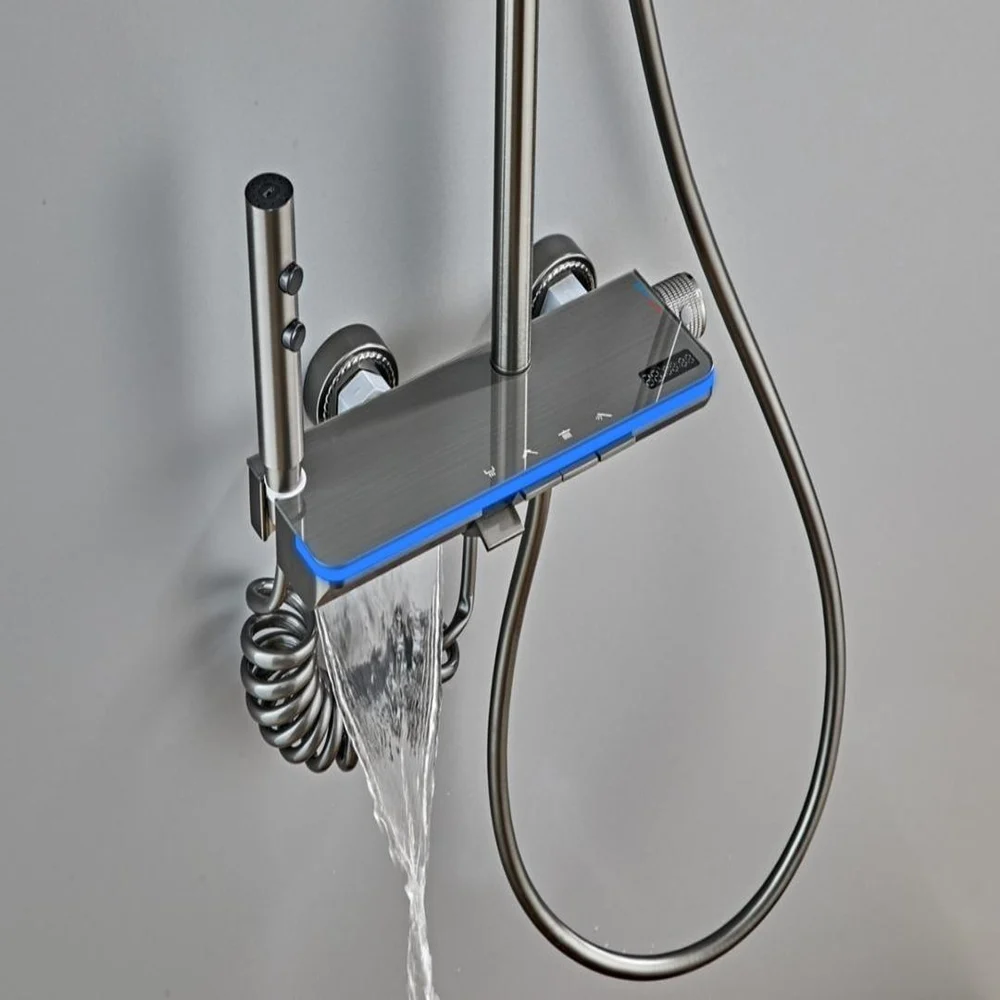 XY-107 XYLOAN Modern Shower System with Rainfall Showerhead - Image 2