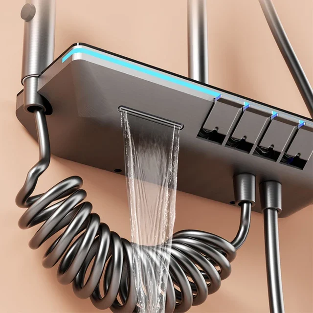 XY-107 XYLOAN Modern Shower System with Rainfall Showerhead - Image 4