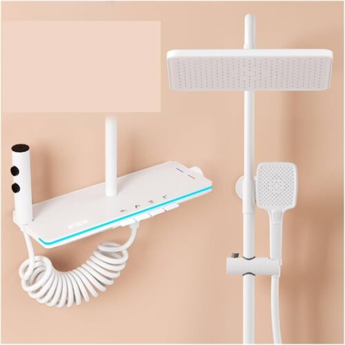 XY-108 4 function digital shower set with led light