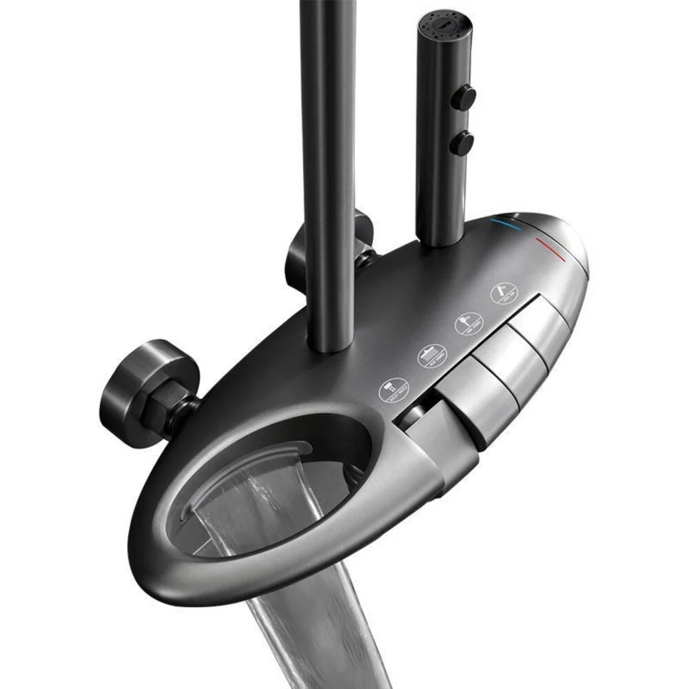 XY-110 Rain Shower System Thermostatic Gray - Image 4