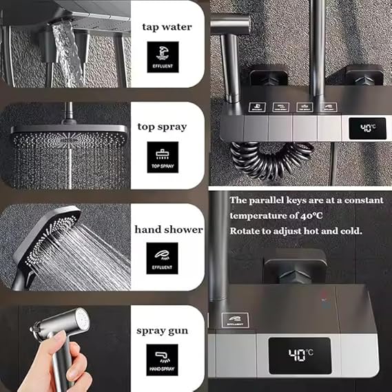 XY-111 luxurius Digital Piano Shower Set - Image 3