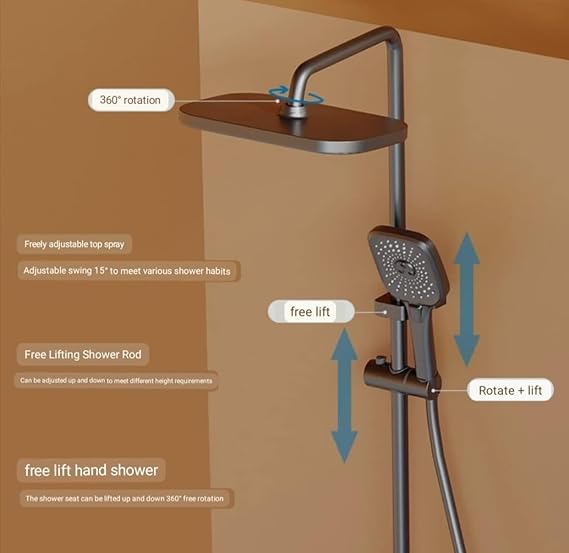 XY-117 Rainfall Modular Shower Panel - Image 2