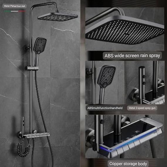XY-119 Led Shower Panel Black Matte - Image 3