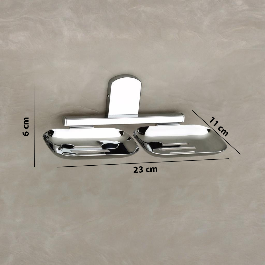 N-407 DOUBLE SOAP DISH,Stainless Steel (304) - Image 8