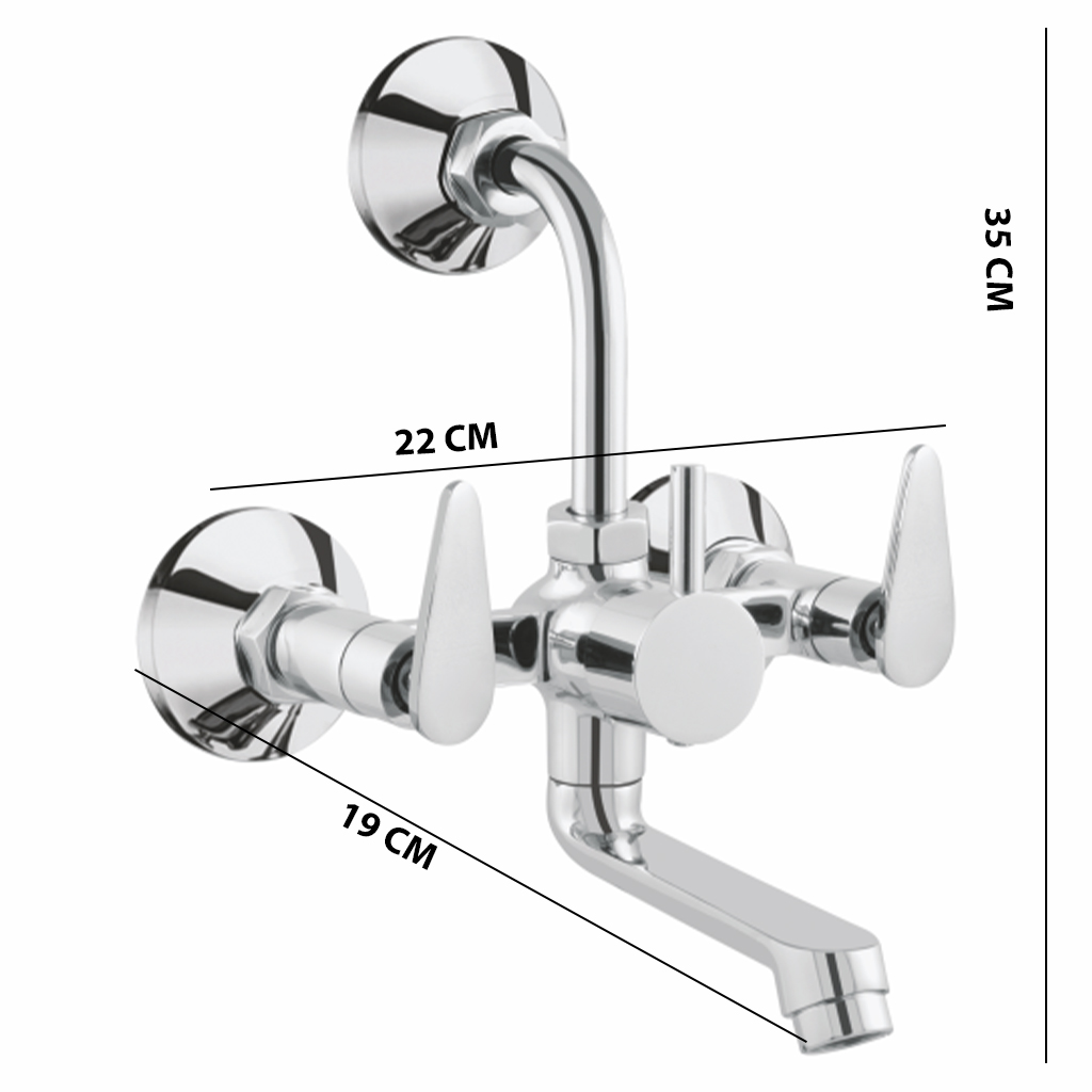 BRZ-1108 3 IN 1 WALL MIXER - Image 6
