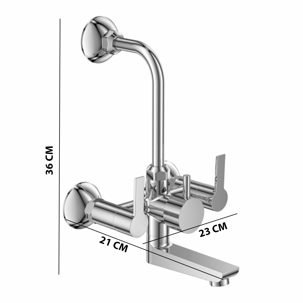 PEL-1208 3 IN 1 WALL MIXER - Image 6