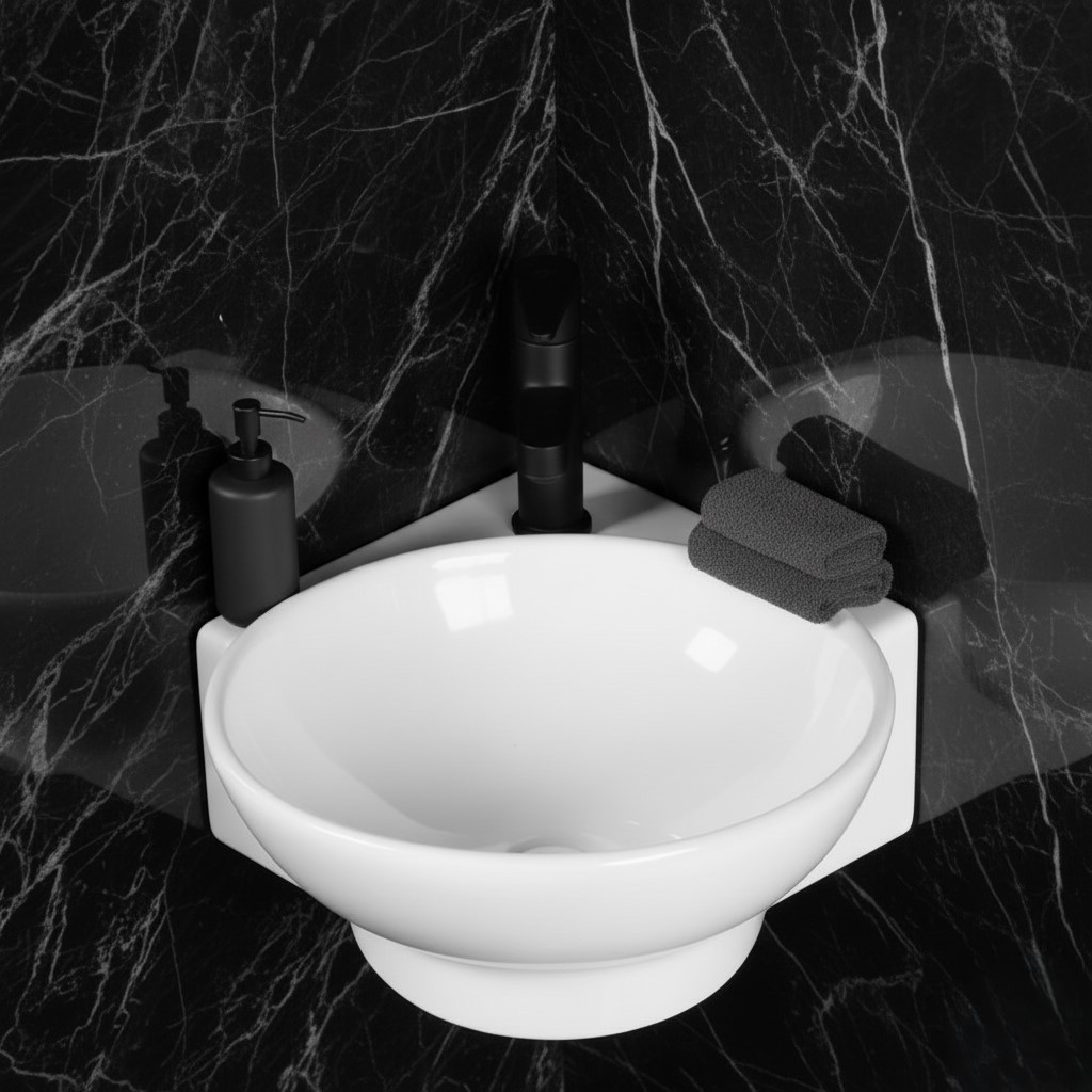 XYLOAN-2100 WHITE TABLE TOP BASIN GLOSSY (14"X14") - Image 2
