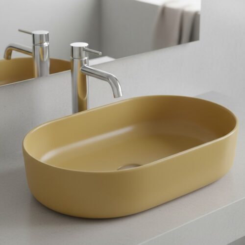 XYLOAN-22 C.YELLOW MATT BASIN (21"X14")