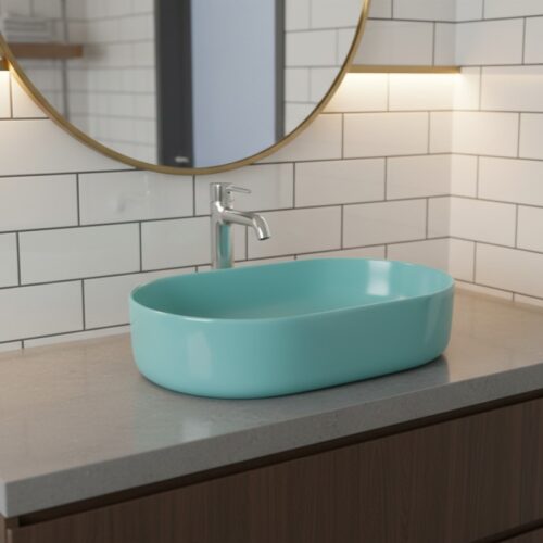 XYLOAN-22 D.BLUE MATT BASIN (21"X14")