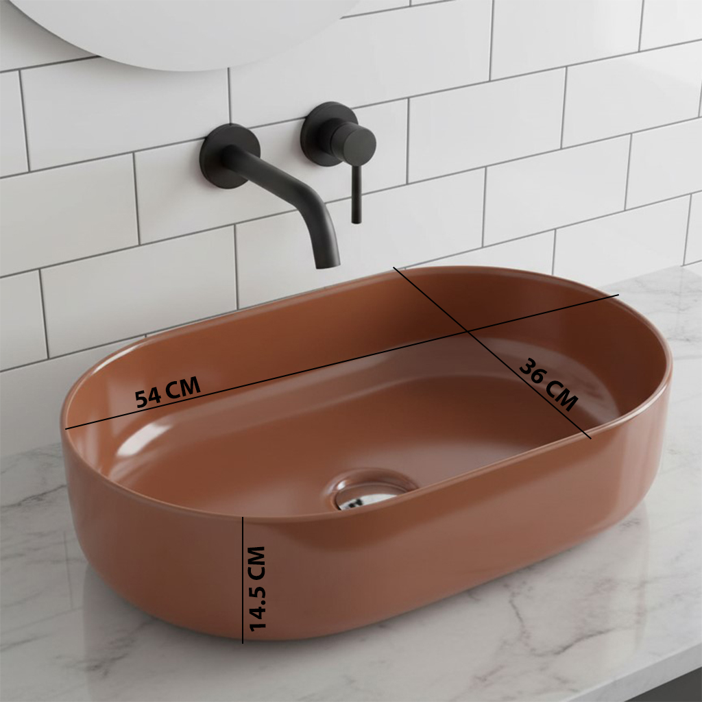 XYLOAN-22 G.BROWN MATT BASIN (21"X14") - Image 3