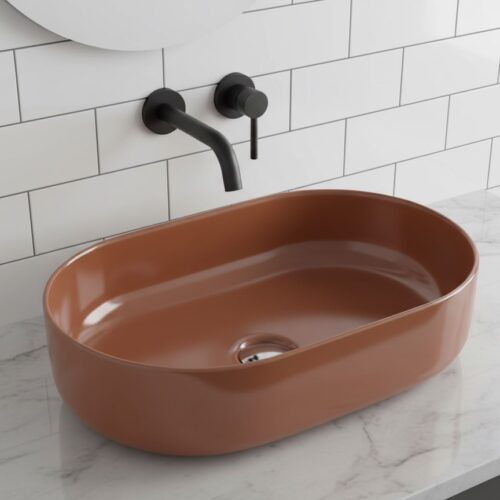 XYLOAN-22 G.BROWN MATT BASIN (21"X14")