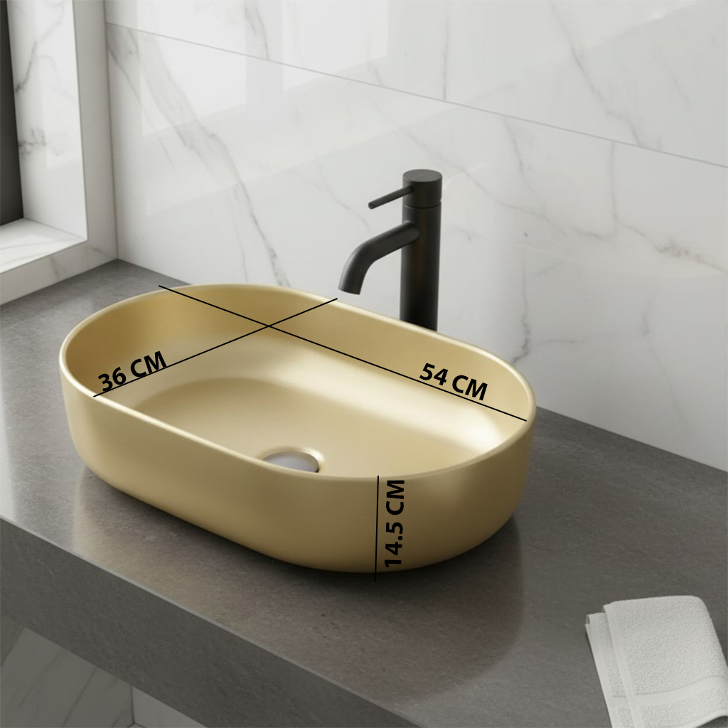 XYLOAN-22 METALLIC BEIGE GLOSSY BASIN (21"X14") - Image 3