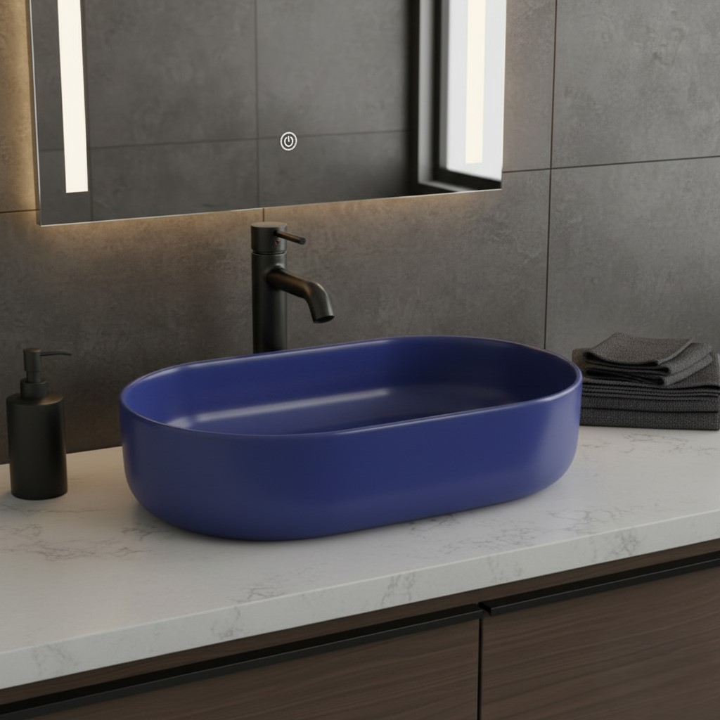 XYLOAN-22 METALLIC BLUE GLOSSY BASIN (21"X14") - Image 2