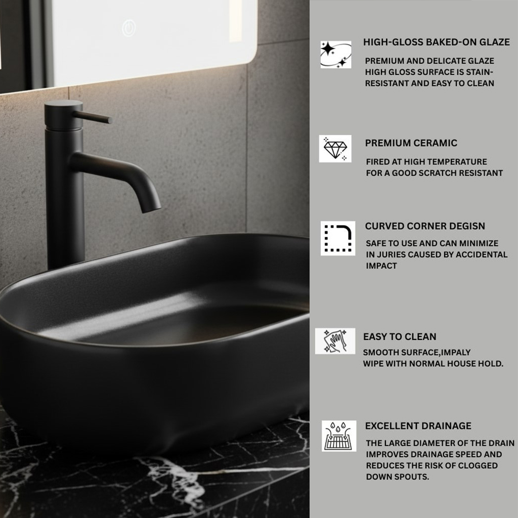 XYLOAN-22 METALLIC GREY GLOSSY BASIN (21"X14") - Image 4