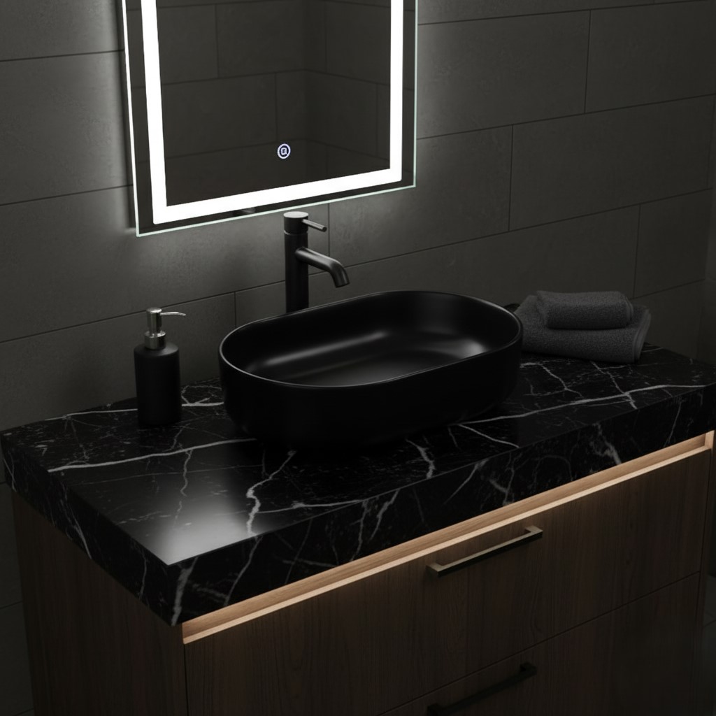 XYLOAN-22 SP.BLACK MATT BASIN (21"X14") - Image 2