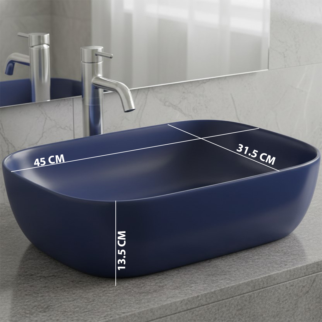 XYLOAN-4 B.BLUE MATT BASIN (18"X12") - Image 3