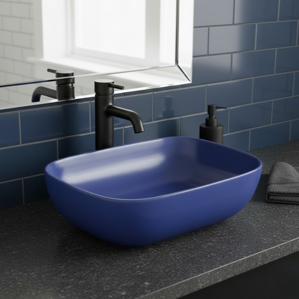 XYLOAN-4 METALLIC BLUE GLOSSY BASIN (18"X12") - Image 2