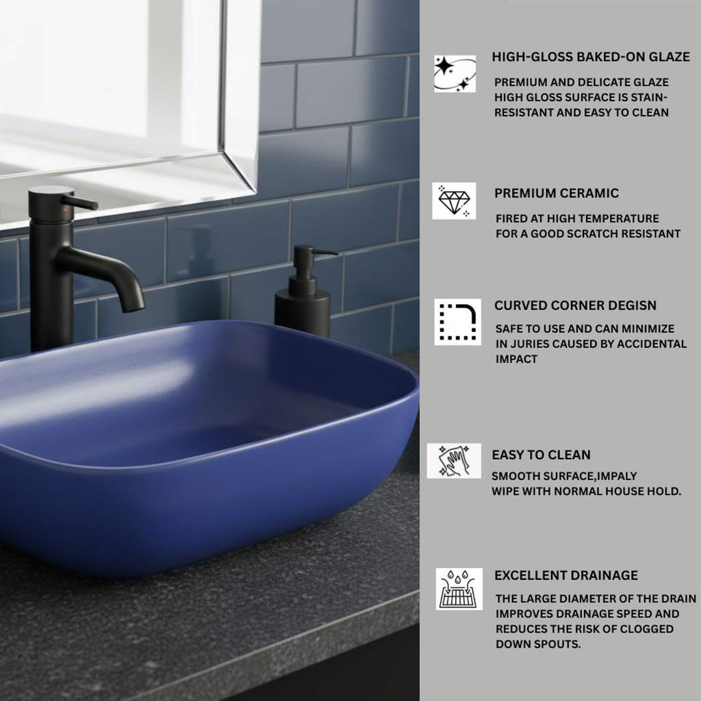 XYLOAN-4 METALLIC BLUE GLOSSY BASIN (18"X12") - Image 4