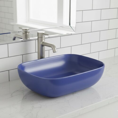 XYLOAN-4 METALLIC BLUE GLOSSY BASIN (18"X12")
