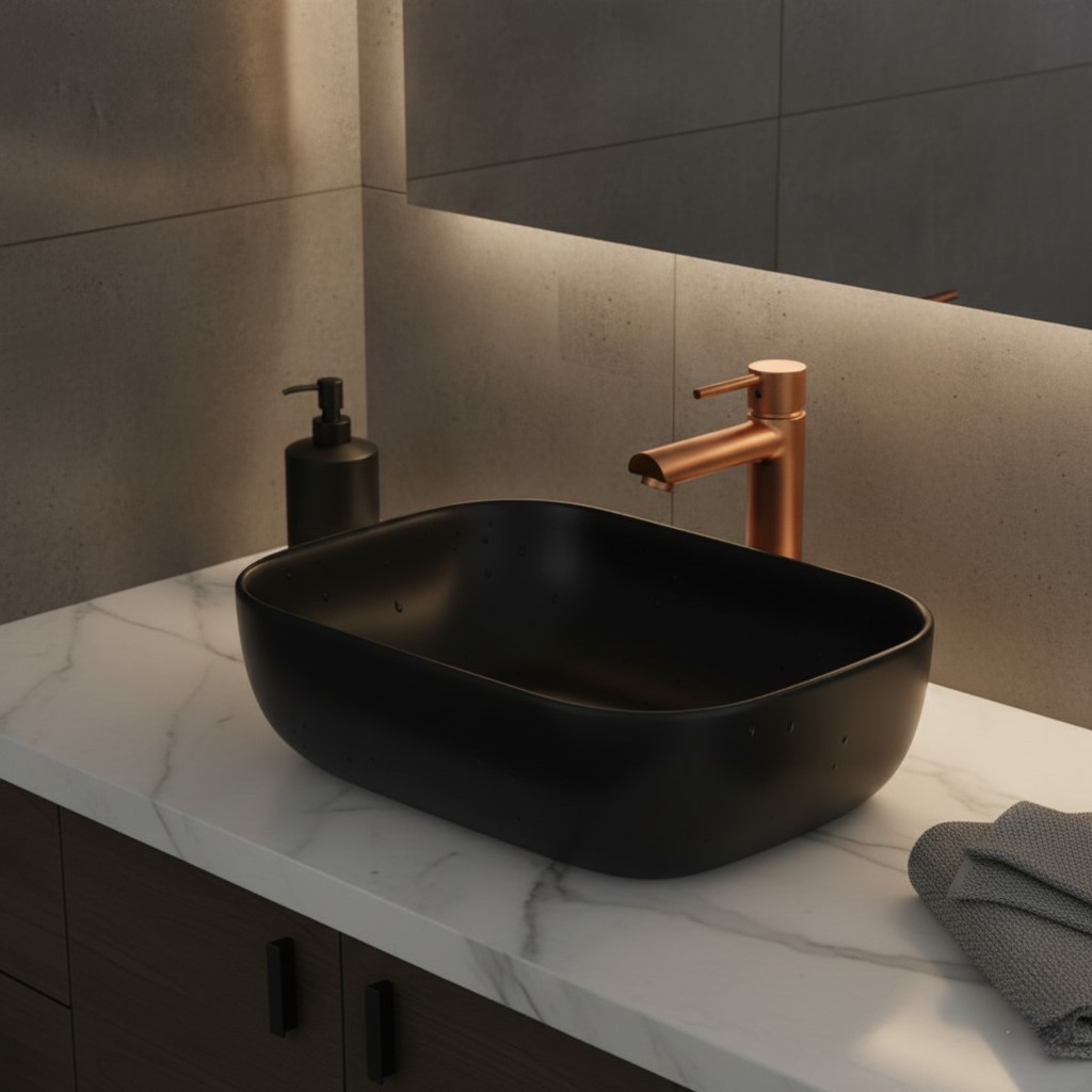 XYLOAN-4 SP.BLACK MATT BASIN (18"X12") - Image 2