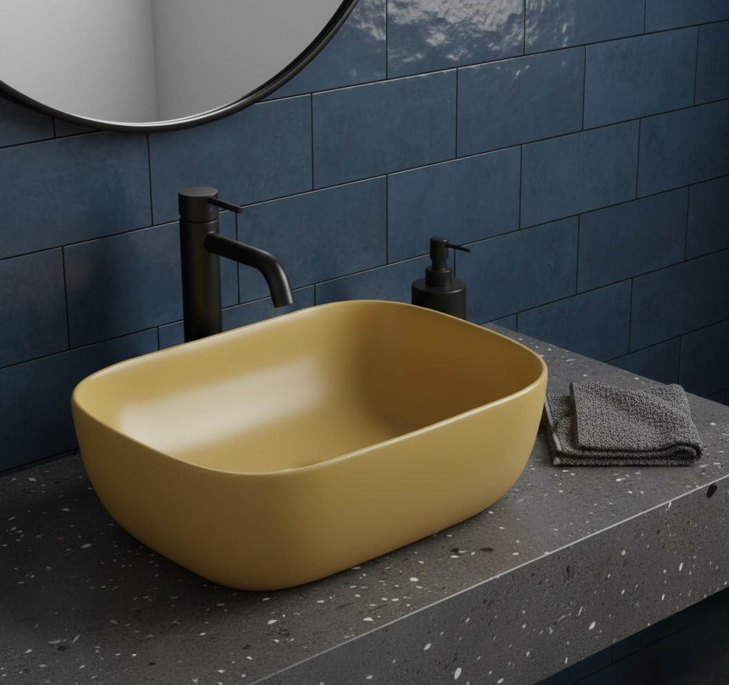 XYLOAN-4 C. YELLOW MATT BASIN (18"X12") - Image 2