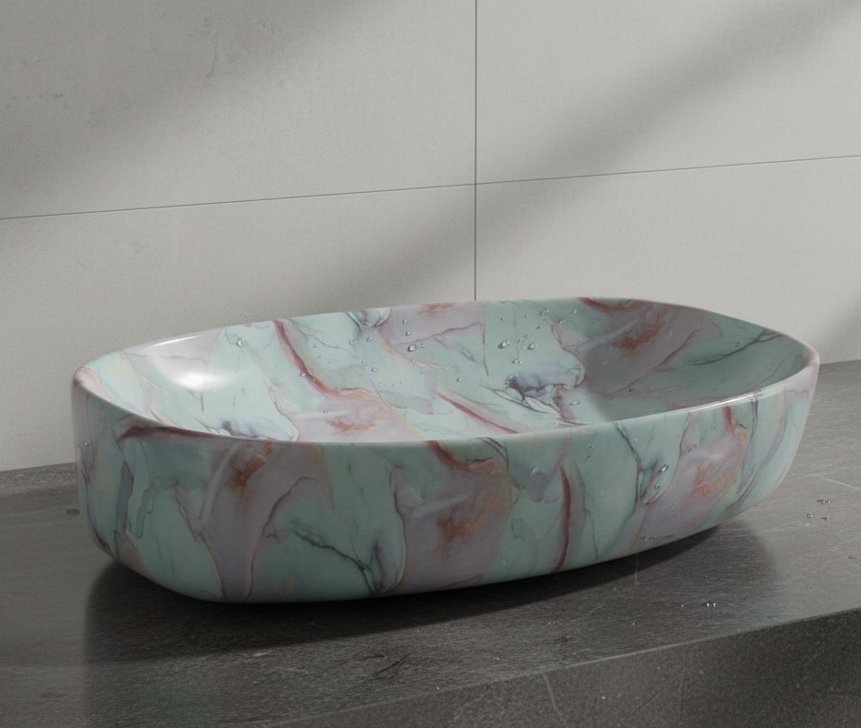 MS-611 XYLOAN TABLE TOP BASIN GLOSSY (24"X15")