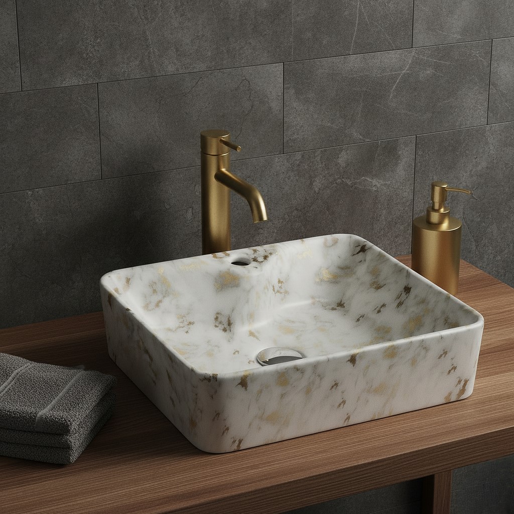 MS-1002 XYLOAN TABLE TOP BASIN MATT (19"X14") - Image 2