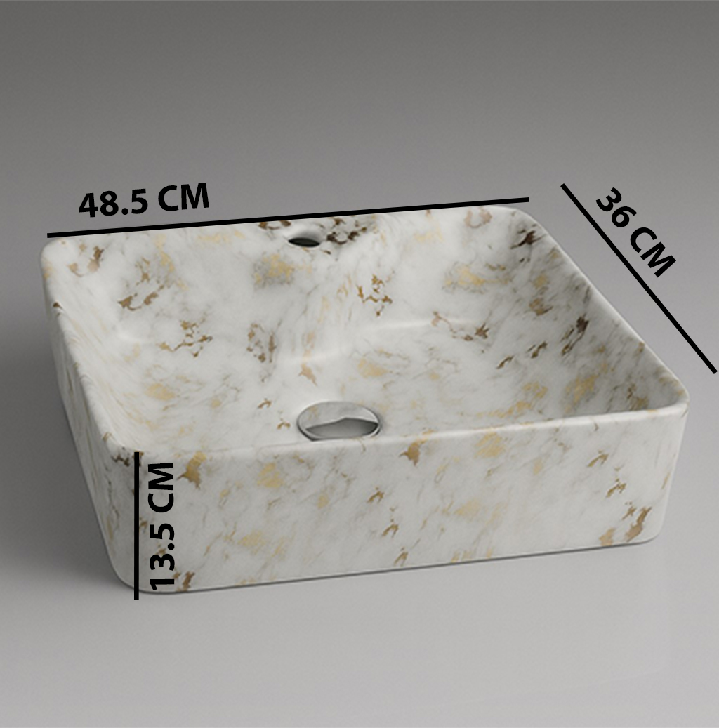 MS-1002 XYLOAN TABLE TOP BASIN MATT (19"X14") - Image 3