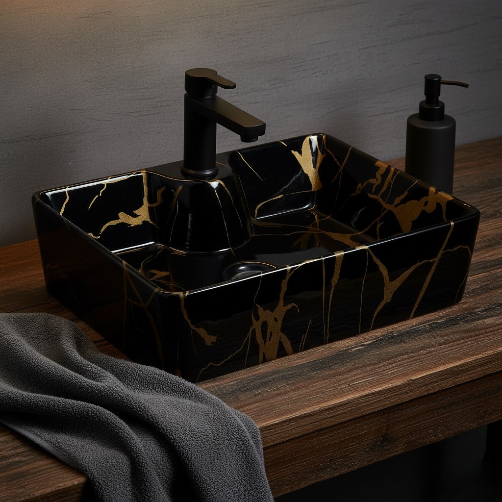 MS-1009 XYLOAN TABLE TOP BASIN GLOSSY (19"X14") - Image 2