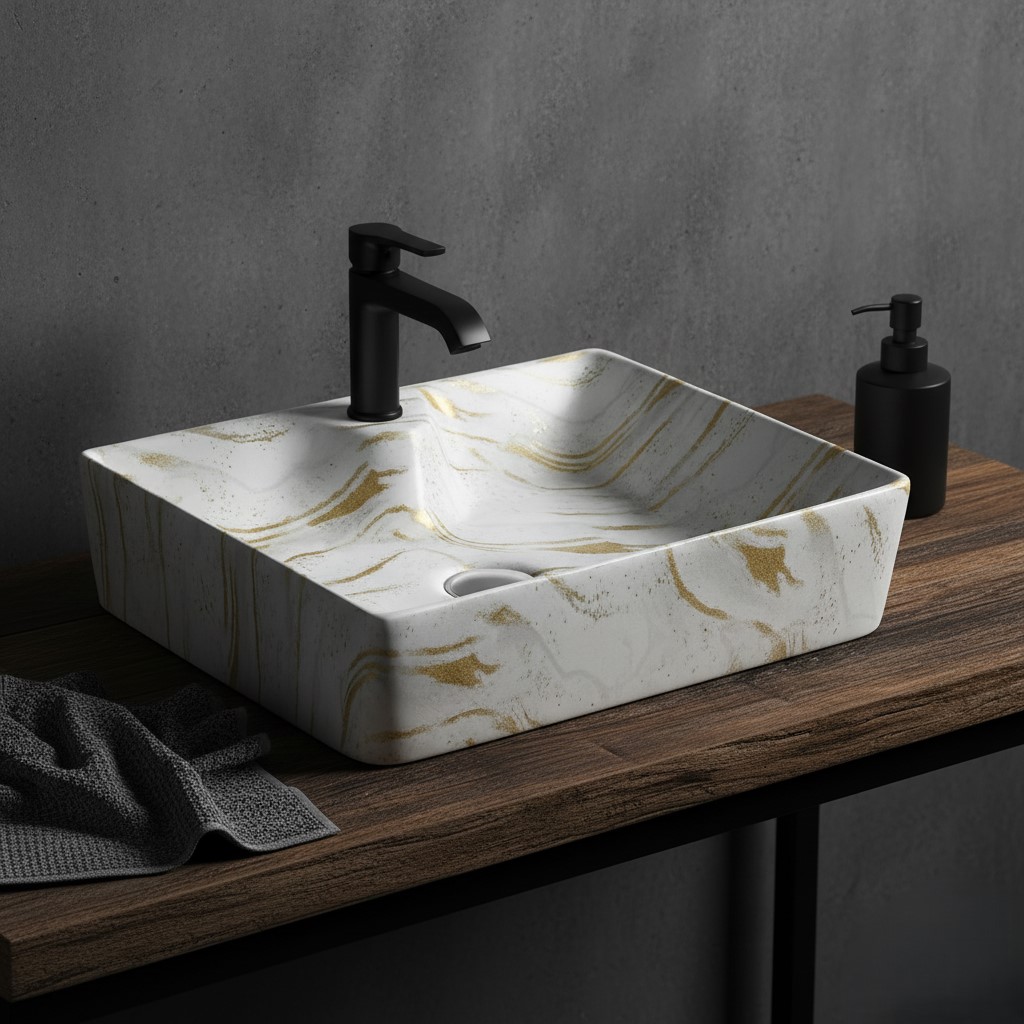 MS-1014 XYLOAN TABLE TOP BASIN MATT (19"X14") - Image 2