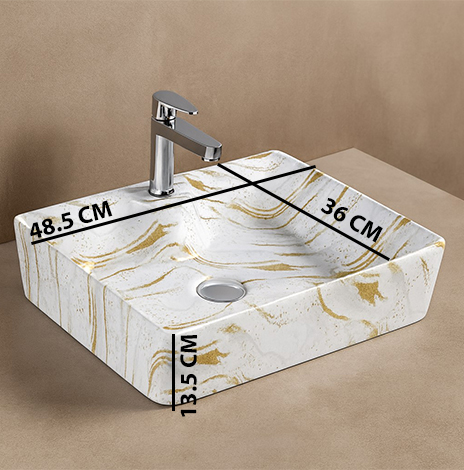 MS-1014 XYLOAN TABLE TOP BASIN MATT (19"X14") - Image 3