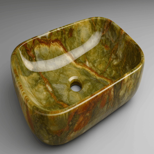 MS-103 XYLOAN TABLE TOP BASIN GLOSSY (14"X10")