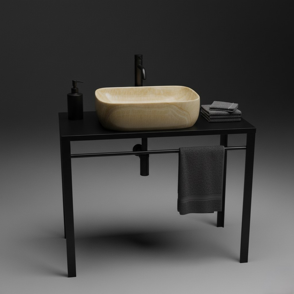 MS-106 XYLOAN TABLE TOP BASIN GLOSSY (14"X10") - Image 2