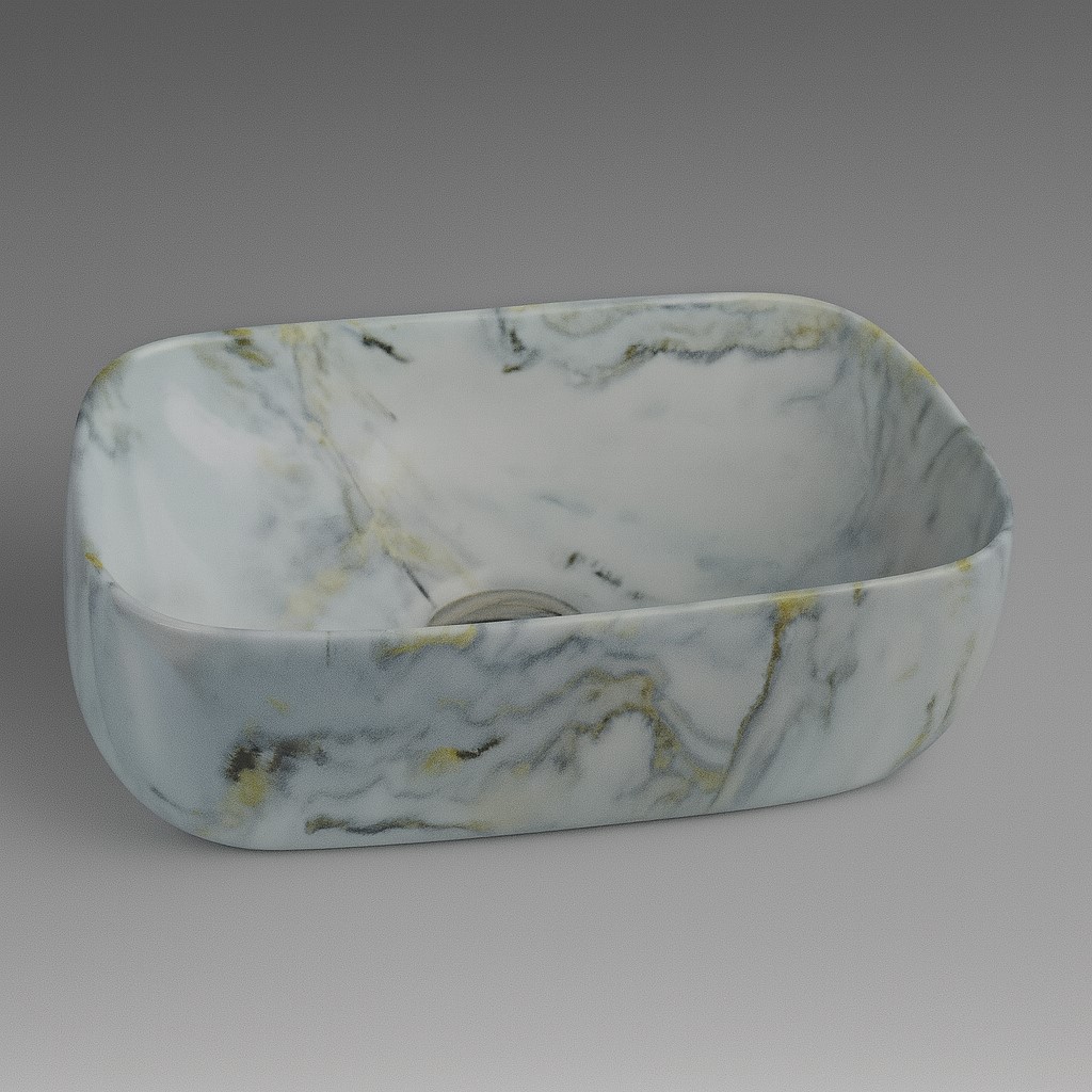 MS-110 XYLOAN TABLE TOP BASIN GLOSSY (14"X10")