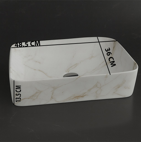 MS-1102 XYLOAN TABLE TOP BASIN MATT (19"X14") - Image 3