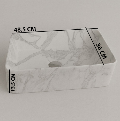 MS-1103 XYLOAN TABLE TOP BASIN MATT (19"X14") - Image 3