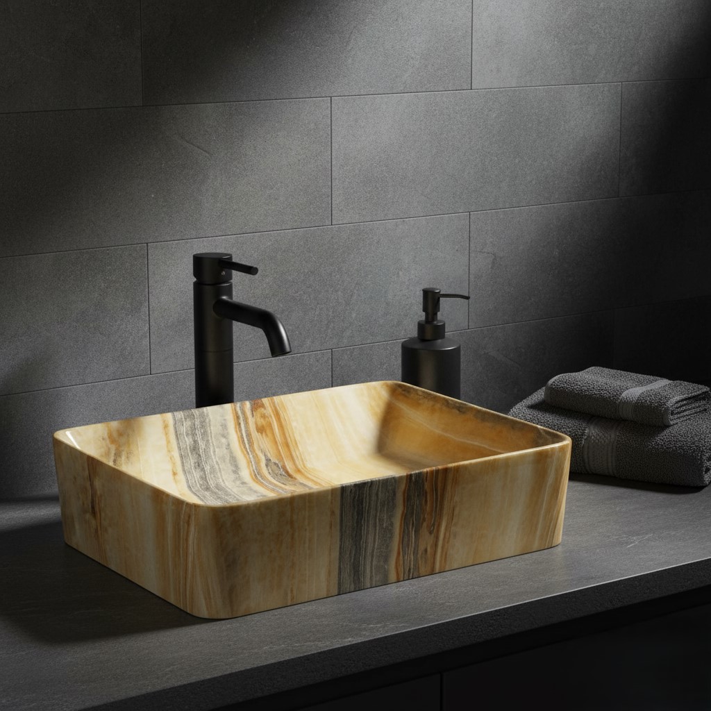 MS-1108 XYLOAN TABLE TOP BASIN GLOSSY (19"X14") - Image 2