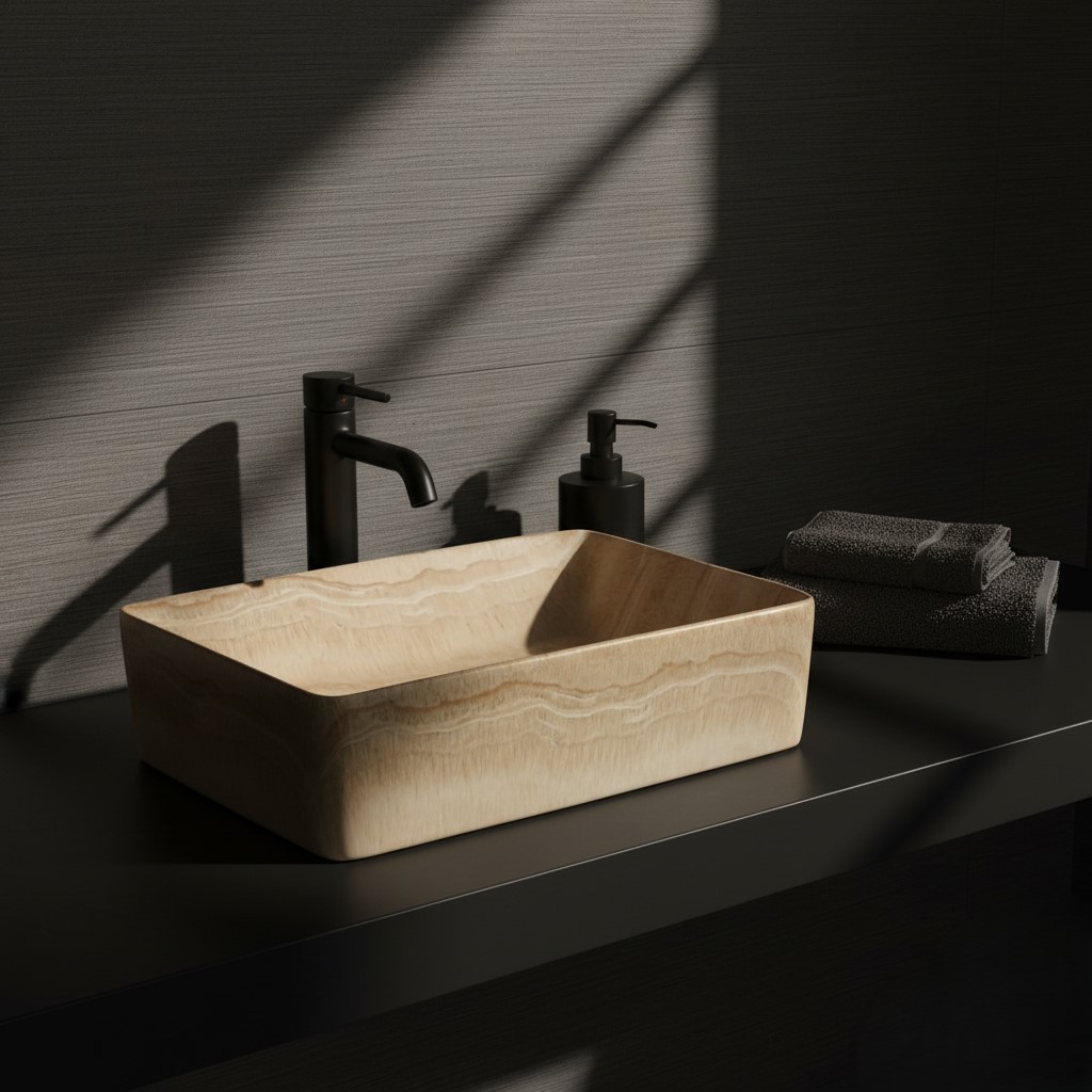 MS-1113 XYLOAN TABLE TOP BASIN GLOSSY (19"X14") - Image 2