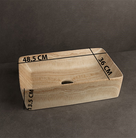 MS-1113 XYLOAN TABLE TOP BASIN GLOSSY (19"X14") - Image 3