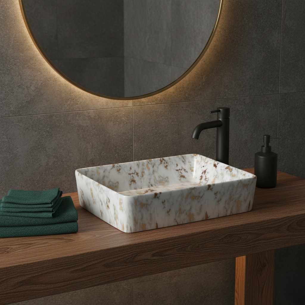 MS-1114 XYLOAN TABLE TOP BASIN MATT (19"X14") - Image 2
