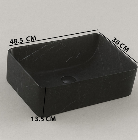 MS-1115 XYLOAN TABLE TOP BASIN MATT (19"X14") - Image 3