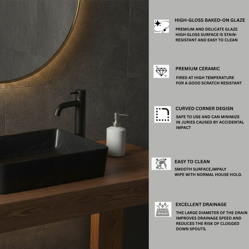 MS-1115 XYLOAN TABLE TOP BASIN MATT (19"X14") - Image 4