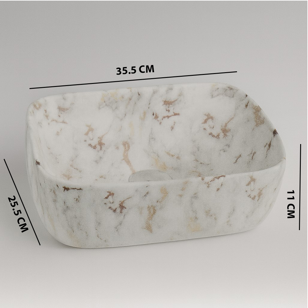 MS-112 XYLOAN TABLE TOP BASIN MATT (14"X10") - Image 3