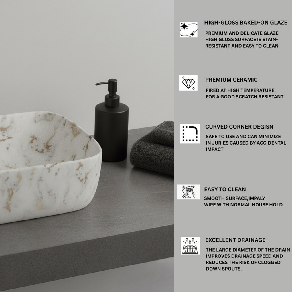 MS-112 XYLOAN TABLE TOP BASIN MATT (14"X10") - Image 4
