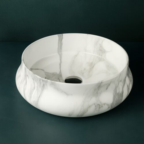 MS-1205 XYLOAN ROUND TABLE TOP BASIN GLOSSY (16"X16")