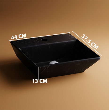 MS-1301 XYLOAN WALL MOUNTED BASIN MATT (17"X15") - Image 3